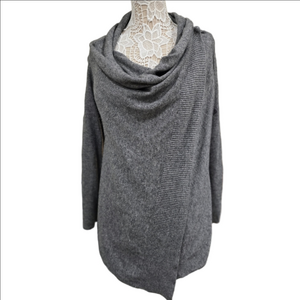 Ann Taylor Cashmere Angora & Wool Blend Cowl Neck Wrap Sweater Sz XS